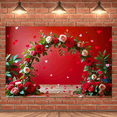 thumbnail image 4 of Romantic Rose Arch Background Valentine's Day Backdrop Banner Party Decorations Photo Props Valentine Celebration Event Decor, 4 of 6