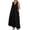 A-Black61, variant on Wxolcjlv Women's V Neck Maxi Dress Sleeveless Pleated Loose Vacation Dress With Pockets