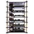 thumbnail image 4 of 52Pi 6-Layers Cluster Case for Raspberry Pi, Pi Rack Case with Raspberry Pi Heatsinks Stackable Case Stack Enclosure for Raspberry Pi 4/3/2 Model B,Raspberry Pi 3 Model B+ (Brown), 4 of 7