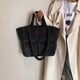 thumbnail image 5 of Bolso tipo cartera para mujer bolso versátil con asa superior bolso de gran capacidad para otoño e invierno, 5 of 9