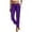 Purple, variant on Women Wide Leg Pants High Waisted Casual Yoga Pants Split Flared Trousers Soft Athletic Workout Bottoms Summer Pants