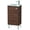 Chrome / Dark Walnut, variant on Duravit Br4400l Brioso 17" Single Free Standing Wood Vanity Cabinet Only - MultiColor