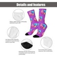 thumbnail image 3 of 67 Socks Kids Christmas 6 7 Meme Novelty Six Seven Graphic Crew Socks Xmas Funny Gifts For Boys Girls Men Women, 3 of 7