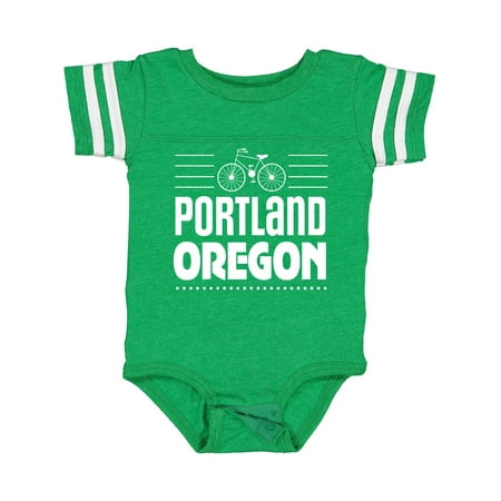 

Inktastic Portland Oregon Biking Gift Baby Boy or Baby Girl Bodysuit