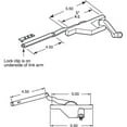 thumbnail image 2 of Truth Hardware TH 23092 Dyad Operator with Stud Bracket, Right Hand, White, 2 of 2