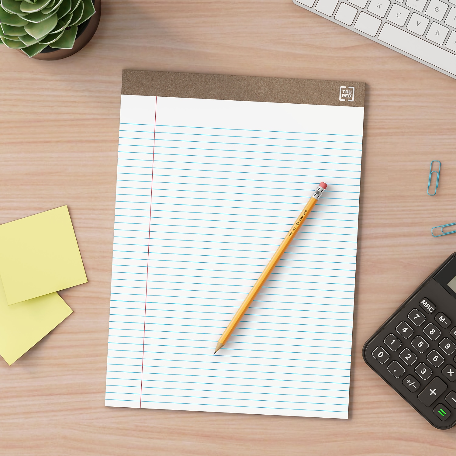 MyOfficeInnovations Notepads 8.5" x 11.75" Narrow White 50 Sh./Pad 12 Pads/PK (21675) 354744