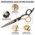thumbnail image 5 of VIISHARE 11 PCS Hair Cutting Scissors Kit, Professional Stainless Steel Barber Hair Shears Set for Men Women, Home Salon, 5 of 7