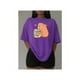thumbnail image 1 of Playera Blusa Divertida De Capybara Tomando Jugo Ropa De Mujer Capibara Color Morado Talla Grande Marca Emil SaEs, 1 of 4