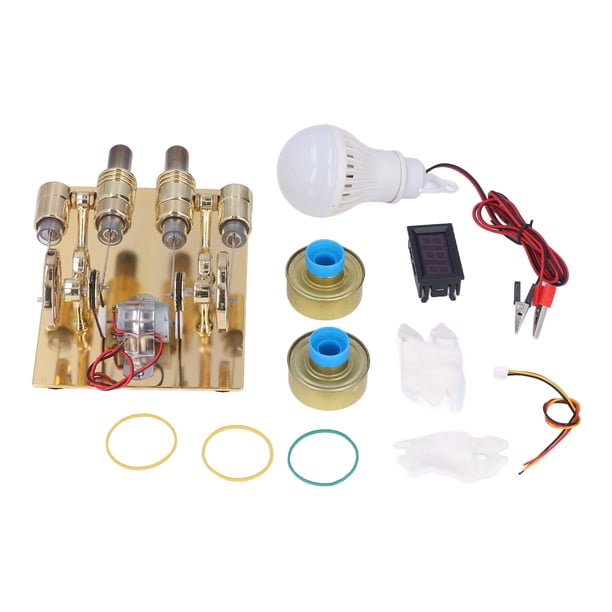 Generador Stirling, Textura De Gama Alta De Motor Stirling Para Material Didáctico Para Regalos EOTVIA No