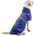 thumbnail image 2 of Chubasquero para Perros con Orificio para arnés, Chubasquero con Tira Reflectante, Chubasqueros para Mascotas para Perros pequeños y medianos (Azul M), 2 of 5