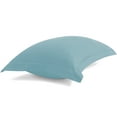 thumbnail image 2 of BedDecor 100% Egyptian Cotton 600TC 2PC Pillow Sham Solid Light Blue Queen, 2 of 4