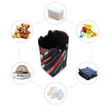 thumbnail image 7 of Yayeee Freestanding Laundry Hamper with Handle Collapsible Large Storage Basket for Clothes, Orange Abstract Lines, 7 of 7