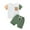 style-03 White, variant on Boys Sets Baby Clothes Summer Short Sleeve Print T-Shirt Tops Shorts Set Waffle Knit Outfit 2T 3T (Brown,2-3 Years)
