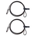 thumbnail image 1 of 2X 4 Digital Universal Lock USB Laptop Security Cable Lock for Computer,2 x Laptop lock,Silver, 1 of 6