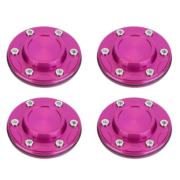 Aluminium Alloy Hub Cap,4pcs Hexagonal Nut Hub Wheel Center Cap Hub Cap HighEnd Performance