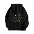 thumbnail image 5 of ShiShine Womens Graphic Hoodies Drawstring Long Sleeve Sweatshirt with Pocket Pullover, 5 of 5