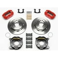 thumbnail image 4 of Wilwood Dynalite Front & Dynapro Rear 11" Big Brake Kit Combo With 2" Drop Spindle P-Brake Cable Brake Lines & Fluid Red Fits 1964-1974 GM A/F/X Body With 12 Bolt 2.75/2.81" Rear Offset W/OE C-Clips, 4 of 6