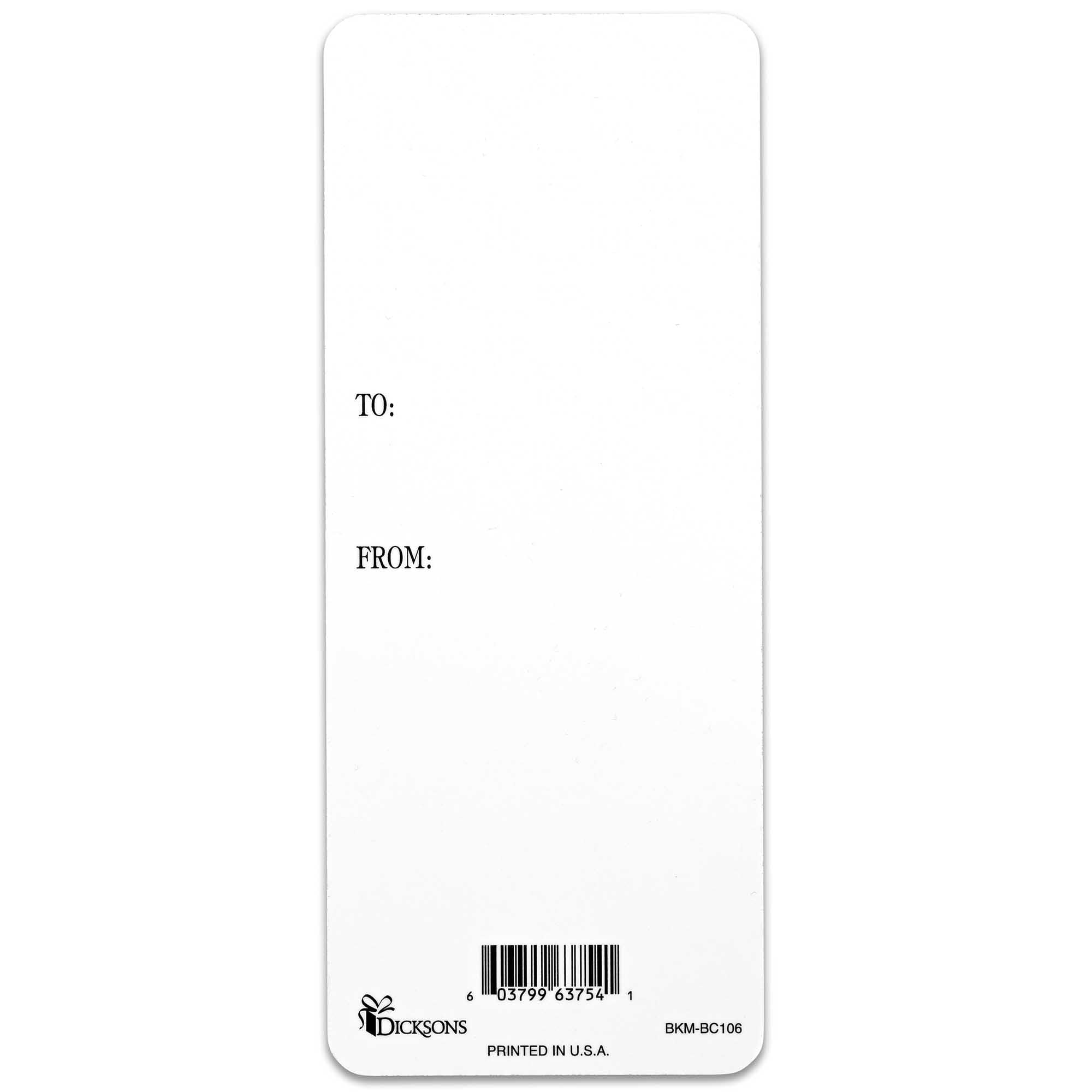 Dicksons BKM-BC106 So Loved The World That He Gave His Only Son Brown 6.5 x 2.75 Paper Durable Laminated Bookcard Bookmark, Pack of 12