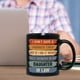thumbnail image 3 of Taza vintage con texto "No tengo hija favorita" | Taza de café de cerámica blanca brillante | Apta para lavavajillas y microondas | Capacidad de 350 ml | Regalo divertido para mamá, papá, hija,, 3 of 5