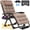 Beige, variant on DKMOCO Oversized XXL Zero Gravity Chair, 33" Extra Wide Recline Chair w/Upgraded Lock and Wider Cup Holder, Camping Lawn Chair for Patio Outdoor Office (Black)