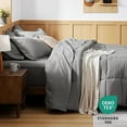 thumbnail image 3 of Queen Comforter Set - 7 Pieces Grey Queen Bed in a Bag, Bedding Sets Queen with Comforters, Sheets, Pillowcases & Shams, 3 of 9