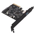 thumbnail image 2 of Wekity USB3.1 Expansion Card TYPE C TYPE A Desktop Expansion Card 10Gbps for Windows-0829, 2 of 5