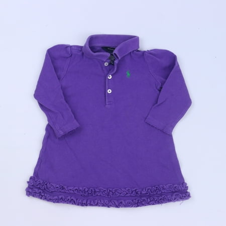 

Pre-owned Ralph Lauren Girls Purple Dress size: 12 Months