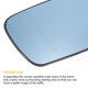 thumbnail image 4 of Reemplazo del cristal del espejo retrovisor del lado del conductor izquierdo, cristal calefaccionado azul con respaldo, compatible con BMW Serie 3 E46, 4 of 6