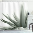 thumbnail image 1 of Ambesonne Flower Shower Curtain, Ombre Leaves Watercolor Art, 69"Wx70"L, Sage Green, 1 of 3
