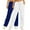 Navy, variant on 2 Pack Fashion Sweatpants For Women Plus Size Casual Solid Color Loose Sports Navy Traning Track Pants Joggers For Workout (L)