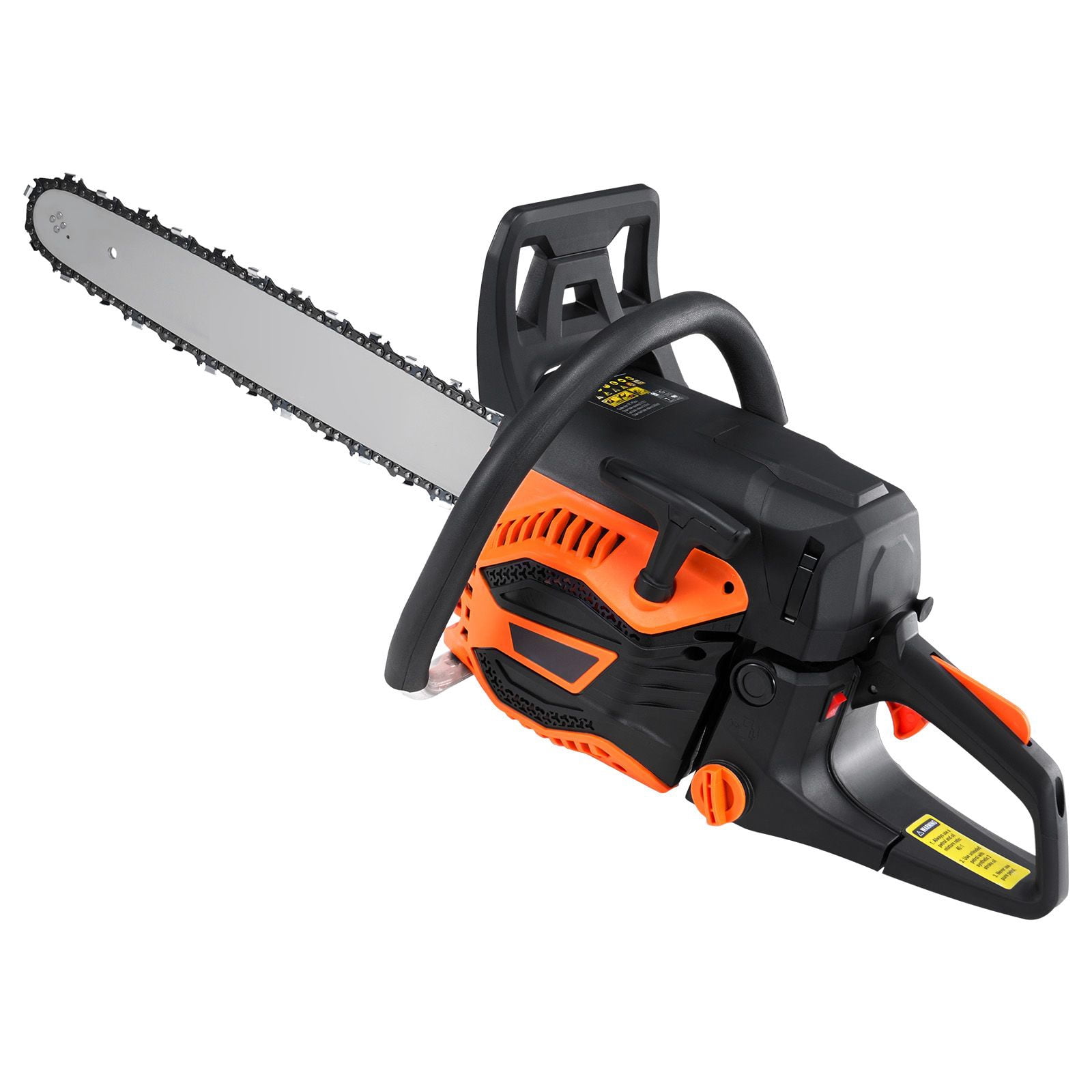 Zaverox 52CC 18 Inch 2.55HP Gas Powered Chainsaw, Handheld Cordless Petrol Chain Saw for Tree Trimming Wood Cutting Garden Farm Use