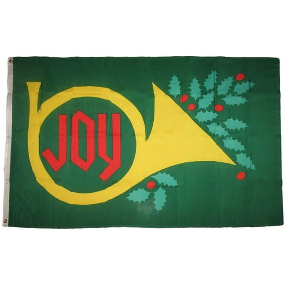 Merry Joy Green 3'X5' Flag Rough Tex® 68D Nylon