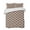 Brown, variant on Quilts Twin Size, Black Morocco Soft Comforter Bedding Set for Bed, Boho Modern Minimalist Abstract Geometric Lightweight Quilted Bedspread with Pillow Cover(2 Pieces) for All Season, 68x86 Inch