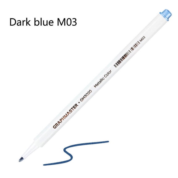 Metallic Acrylic Paint Pens for Rock Painting, Extra Fine Tip Metallic Brush Marker for Rock Painting, Ceramic, Glass, Canvas, Mug, Wood, Easter Egg, Waterproof Paint DIY Crafts Making