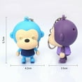 thumbnail image 7 of Xinyolin Cute Cartoon Monkey Animal LED Lighting with Sound Key Chain, Keychain Pendant, 7 of 7