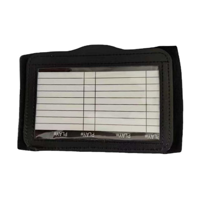 Muñequera con libro de jugadas, tablero de entrenamiento, muñequera de fútbol, entrenador de muñeca para señales de Softbol, juego de fútbol,