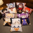 thumbnail image 4 of Zhongli Genshin Almohada De Felpa 14 Almohadas De Cojín De Juguete De Felpa Suave Figura De Juego De Muñecas De Peluche Almohada A 36cm*27cm, 4 of 4
