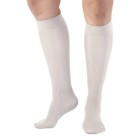 Ames Walker AW Style 76 Soft Sheer 8-15 mmHg Mild Compression Knee High Stockings  Xlarge - Fashionably sheer appearance - relieves tired aching and swollen