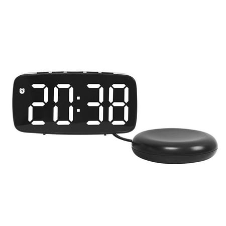 Smart Digital Alarm Clock Bedside,LED Travel USB Desk Clock for Bedroom