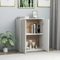 thumbnail image 3 of vidaXL Sideboard White 60x30x75 cm Engineered Wood, 3 of 7