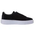 thumbnail image 2 of PUMA Women's Basket Strap Velvet Rope Platform Sneaker, Black, 2 of 9