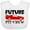 AA-White, variant on Inktastic Future Pit Crew Red Race Car Boys or Girls Baby Bib