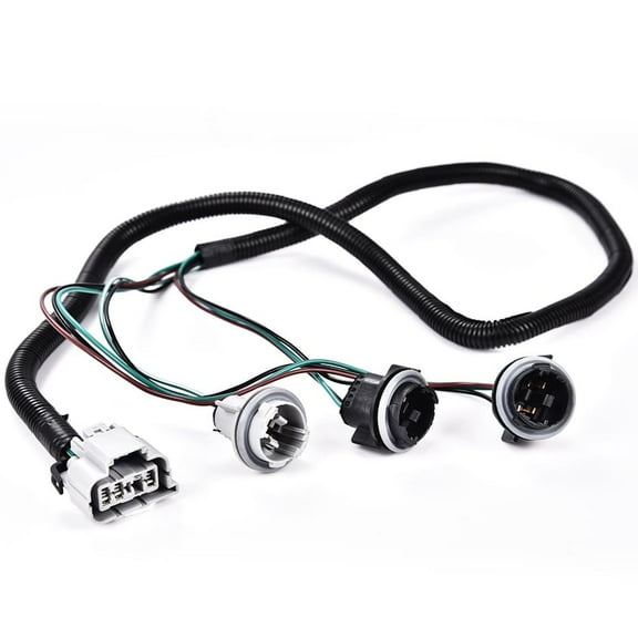 PIT66 Left Tail Light Lamp Wiring Harness, Fit for 07-14 Chevrolet Silverado/08-14 GMC Sierra