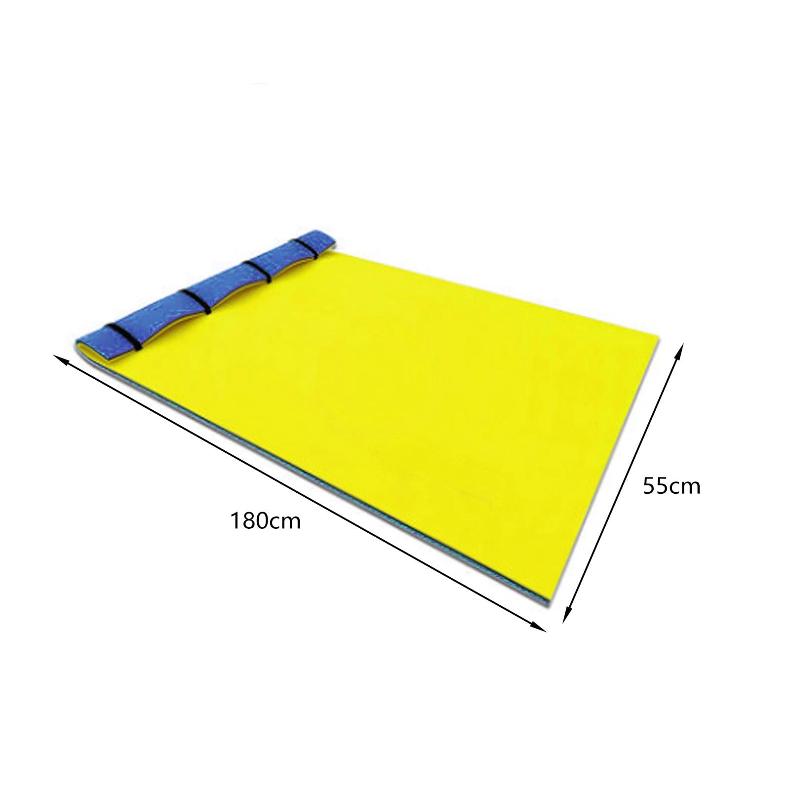 Water Float Mat Raft, Portable Comfortable Outside Non Inflatable Pad Lounge Mattress Lounger Float for Party ,Boating, River, Green