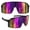 Red, variant on Polarized Sports Sunglasses Men Women Cycling Mountain Biking Baseball Hiking Softball Ski Running Glasses - Silver