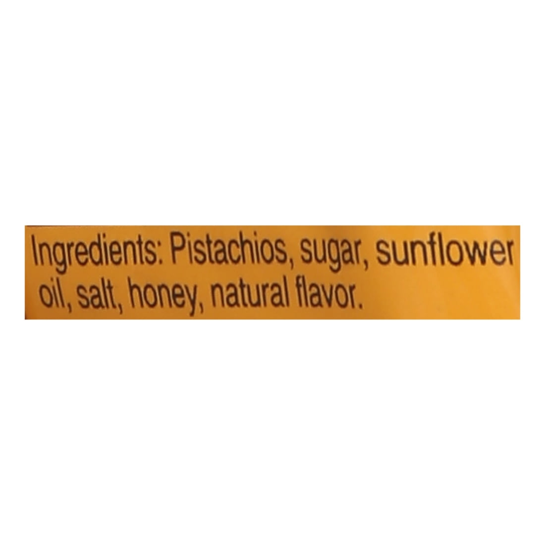 Wonderful Pistachios, No Shells, Honey Roasted Pistachio Nuts, 2.25 Ounce Bag