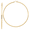 Yellow, variant on Primal Gold 14K White Gold 2x35mm Lightweight Tube Hoop Earrings