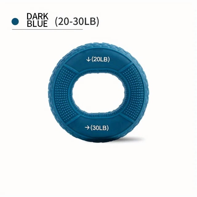 20-80LB Adjustable Hand Grip Ring, Forearm Strength and Muscle Power Trainer