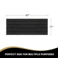 thumbnail image 3 of PrimeBeau Chenille Non-Skid Absorbent Bath Rug Runner, Ultra Soft Thick Washable Bathroom Mat, 47" x 17" inches, 3 of 8