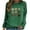 Green, variant on Women Valentine's Day Pullover Sweatshirts Heart Print Sweater Tops Long Sleeve Crewneck Shirts Fashion Loose Blouse Teen Girls Sweatshirt